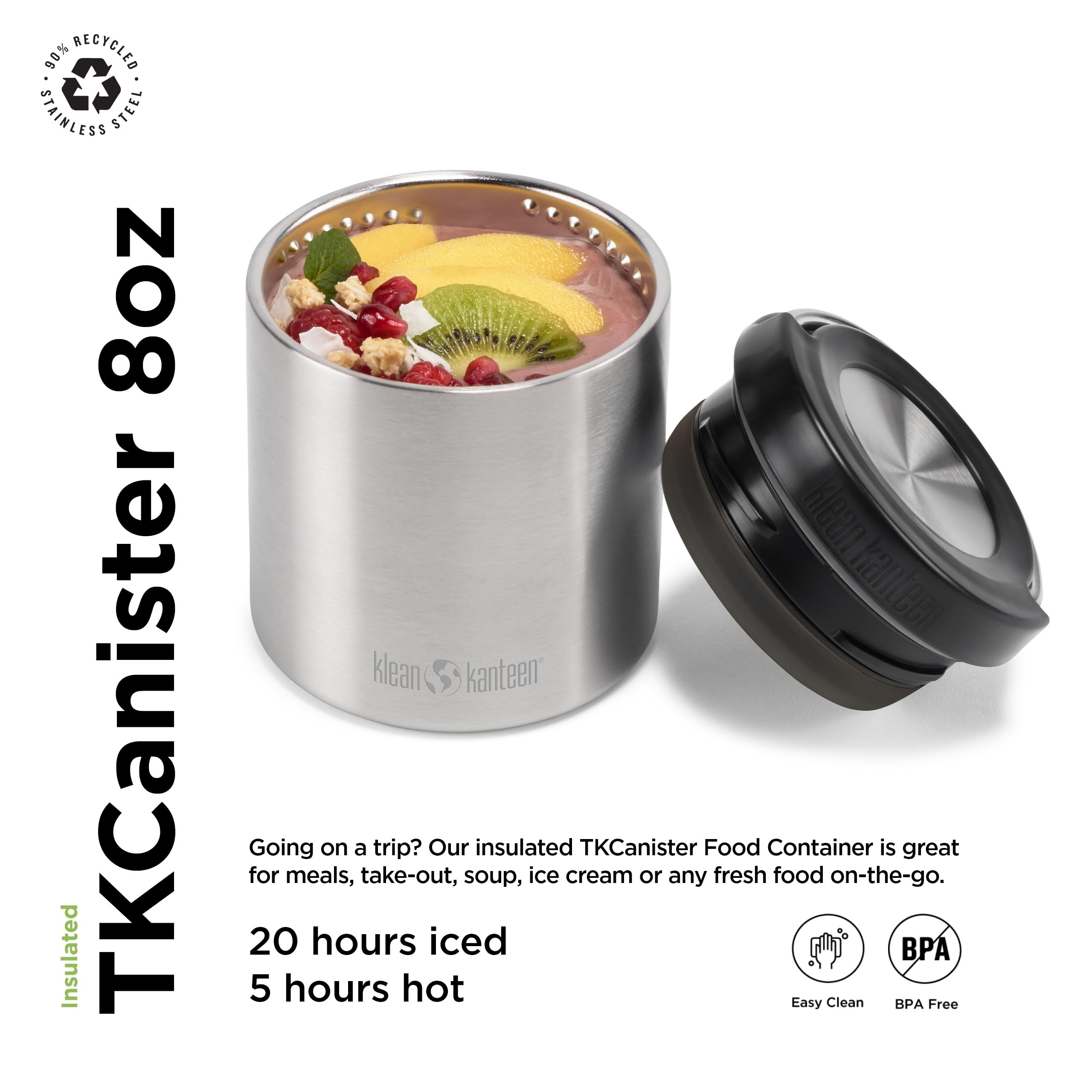 Klean Kanteen Food Canister クリーンカンティーン Stainless Steel Insulated Food Storage Container 16 oz